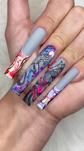 6.8K views · 107 reactions | Abstract nail art 力 Upcoming workshop: Dallas - June 22 & 23 Atlanta - July 20 & 21 Seats are limited DM for info #everydaynail2 #naildesign #nailsalon #nailtutorials #nailvideo #naileducation #nailtech #abtractart #summernails #nailtutorialsvideos #nailartvideos #nailpainting #nailart #nails #nailinspiration #nailinspo #nailcolor | Tuan Anh Le | Facebook