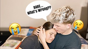 Crying In My Boyfriend's Arms Prank..SUCH A CUTE REACTION! 🥺 - - - - - - #prankwars #prankvideo #cute #cutereaction #boyfriend #girlfriend #prank #pranked #boyfriendprank | Brett & Yessica