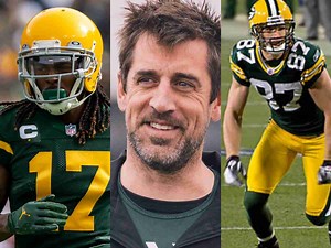 Aaron Rodgers SURPRISINGLY picks Davante Adams over longtime teammate Jordy Nelson after 'mega' Jets trade