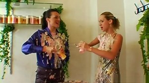 Wet and messy food fight