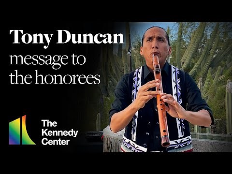 Tony Duncan Performs Flute Blessing For the 44th Kennedy Center Honors