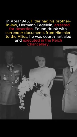 Hitler Executed His Own Brother-in-Law #ww2
