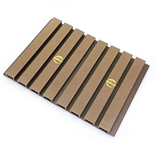 [Hot Item] Premium Outdoor WPC Slatted Wall Cladding Panels for Modern Spaces