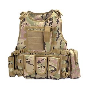 [Hot Item] Custom 600d Modular Tactical Combat Vest with Pouches Set