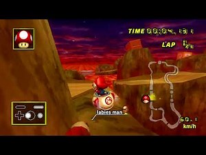 【MKW WR】 Grumble Volcano (Glitch) - 15.662 - Niyake