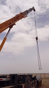 Long pipe heavyweight job Load on tractor XCMG truck Crane #ajamjaat #liebherr #pipework #facebookpost #tractor | ajam_jaat