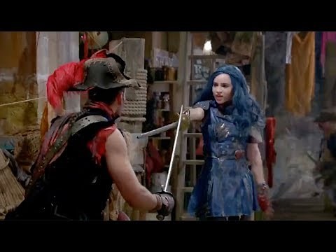 Evie's Sword Fighting Scenes (Descendants 2)