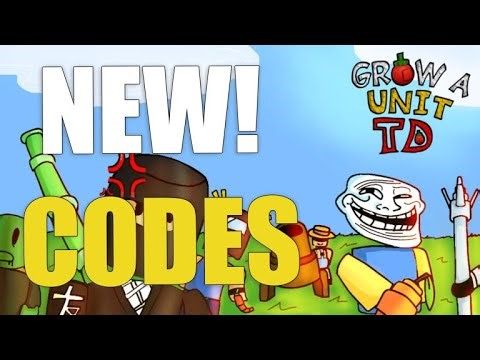 GROW A UNIT TD CODES 🌱[ROBLOX]🌱