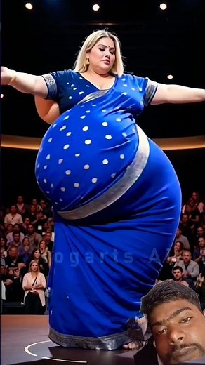 Extreme Giant Obese Russian Woman Transformation | Epic Indian Stage Royalty Look | AGT Stage #agt