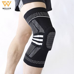 [Hot Item] Adjustable Compression Straps Knee Brace Sleeve with Patella Pad Knee Support Stabilizer