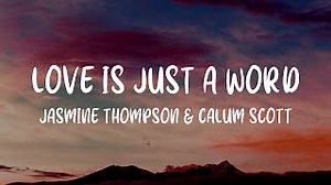 Jasmine Thompson & Calum Scott - love is just a word (Lyrics) Chords - ChordU
