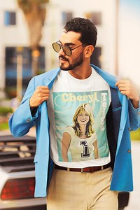 Cheryl Tiegs Vintage Graphic Tee: 70s Glamour Magazine Inspired - Etsy UK