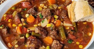 DIY Homemade Vegetable Beef Soup Recipe