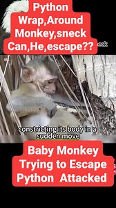 Python Wrap Around Monkeys Neck, #reelsviralシ #fbreelsfypシ゚viral #fbreelsvideo #trendingreels #wildlifephotographer #wildanimals #wildlifephotography #trendingreelsvideo #wild | SAVE the LAST VirgiN