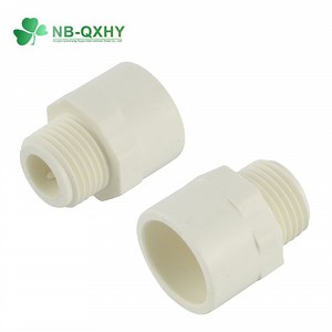 [Hot Item] 2 Inch Sch40 Plastic Pipe Fitting White PVC Adapter with Male Threaded