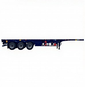 [Hot Item] Steel material Skeleton Container Transport Semi Trailer 3 Axles Container Trailer Chassis Tri-Axle Skeleton Semi Trailer