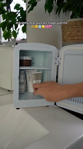 This is a sign to put your skincare in the fridge ❄️ #skincarefridge#minifridge #skincare #nz | Not Socks NZ