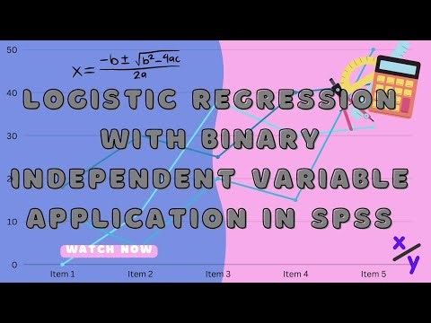 Logistic Regression with Binary Independent Variable Application in SPSS
