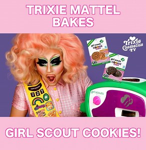 I got the official Girl Scout cookie oven and tried to make Girl Scout cookies at home! | Trixie Mattel