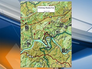 Crews battling 180-acre Chimney Rock wildfire in Cherokee National Forest 90% contained