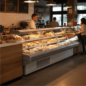 [Hot Item] Butchery Shop Fresh Cooler Commercial Supermarket Seafood Storage Chiller Meat Deli Display Fridge