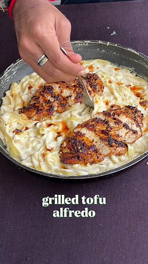 Grilled Tofu Alfredo Recipe: A Vegan Delight