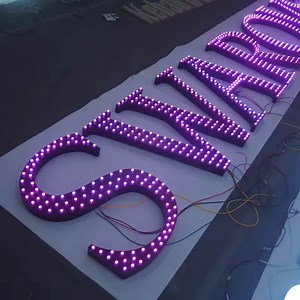 [Hot Item] LED Light Luminous Characters Single Color Full Color LED Letter Lights Sign Word