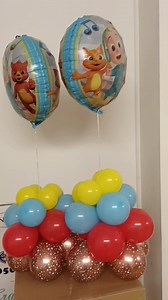 Cocomelon table centerpieces ready for party today!! | CelebrateIt.ie | Facebook