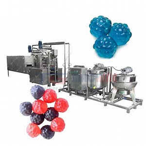 [Hot Item] Big Capacity for Factory Three-Depositor Jelly Candy Starch Mould Line Gummy Candy Machine