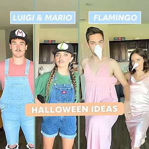 Battle Of The Halloween Couples Costumes! 🎃 | Brooklyn and Bailey