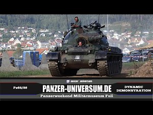 Pz68/88 Swiss Main Battle Tank - Live Demonstration Special - Panzerweekend Full-Reuenthal 2023