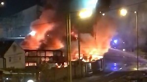 'Explosions heard' as bus depot in Orpington goes up in flames