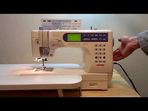 Winding a Bobbin on the Janome Memory Craft 6500P