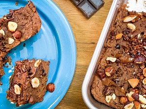 Recette de Brownies magique aux haricots très proteinés