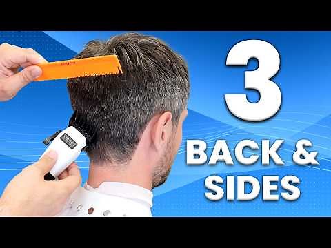 How to Cut Men's Hair: Number 3 Back & Sides | Scissor Cut on Top