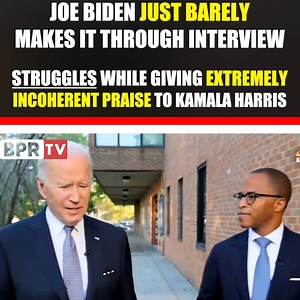 Biden struggles to make it through interview, delivers hard to understand statement to reporter Commentary: Erin Elmore | BPR