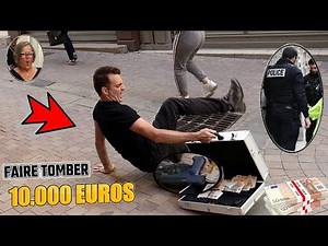 FAIRE TOMBER 10.000 EUROS EN PUBLIC | CAMÉRA CACHÉE