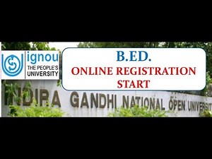 B.ED. ONLINE REGISTRATION START