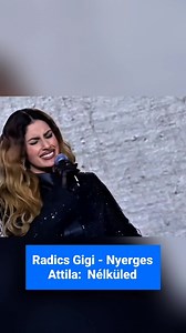 27K views · 1.1K reactions | Csodálatos❗ Radics Gigi - Nyerges Attila: Nélküled | Németh Árpád | Facebook