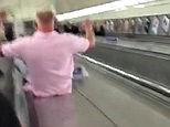 Epic fail: Escalator slide prank backfires spectacularly