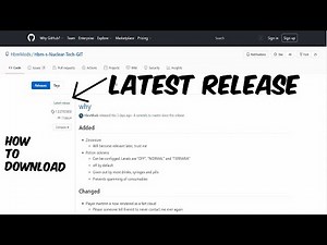 "How to get the Latest Version of HBMs Mod from GitHub" | Simple way to download Latest Version