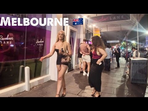 🇦🇺 Melbourne NIGHTLIFE DISTRICT | Chapel Street | Revs