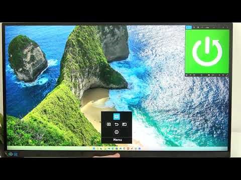 How to enable display time info on SAMSUNG ViewFinity S7