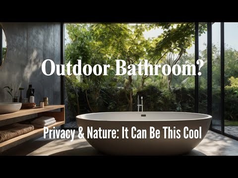 Luxurious Outdoor Bathroom Designs: In Harmony with Nature
