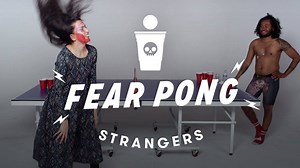 "Tame the lion" has a whole new meaning. Find out on Strangers Play Fear Pong #fishsauce | WatchCut