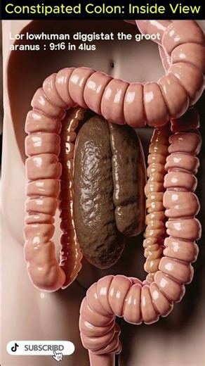 Inside the Colon: Ultra Slow-Motion 3D Animation of Constipated Stool Blockage | 13