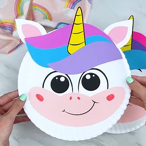 6.1K views · 31 reactions | 濾 Unicorn Paper Plate Craft ✂️ Get the template on the blog | Simple Everyday Mom | Facebook