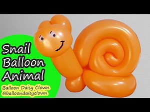 Easy Balloon Animals for Beginners - Snail