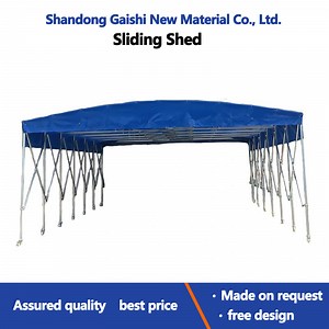 [Hot Item] Movable Push and Pull Tent for Logistics Shipments Shop Rain Protection Cover
