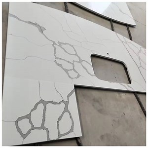 [Hot Item] Engineered White Calacatta Quartz Kitchen Countertops